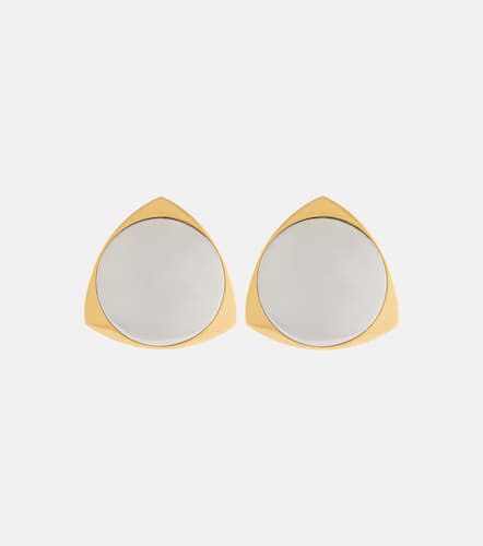 Shield clip-on earrings - Saint Laurent - Modalova