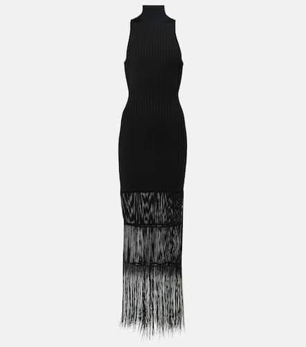 Zare fringed ribbed-knit maxi dress - Khaite - Modalova