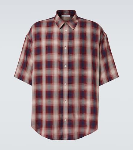 Camisa oversized a cuadros - Acne Studios - Modalova