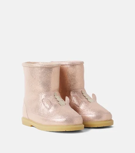 Botas Xelly de piel metalizada - Donsje - Modalova