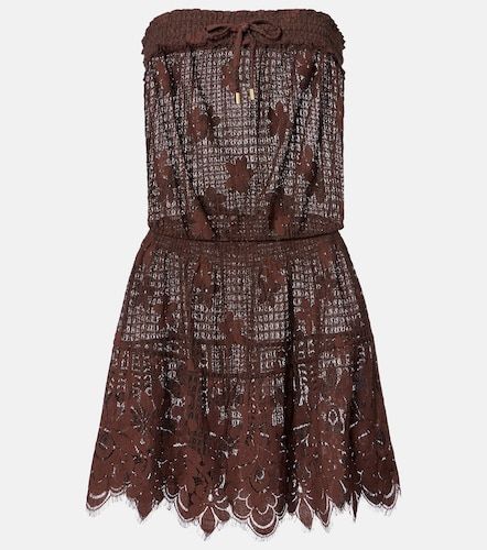Isla cotton-blend lace minidress - Melissa Odabash - Modalova
