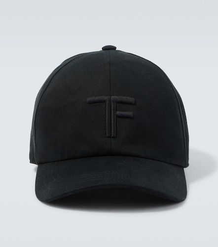 Logo embroidered cotton baseball cap - Tom Ford - Modalova
