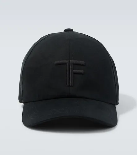 Logo embroidered cotton baseball cap - Tom Ford - Modalova