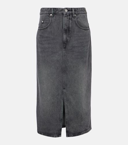 Tilauriagz denim midi skirt - Marant Etoile - Modalova