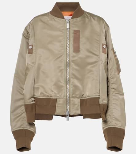 Giacca blouson in twill tecnico - Sacai - Modalova