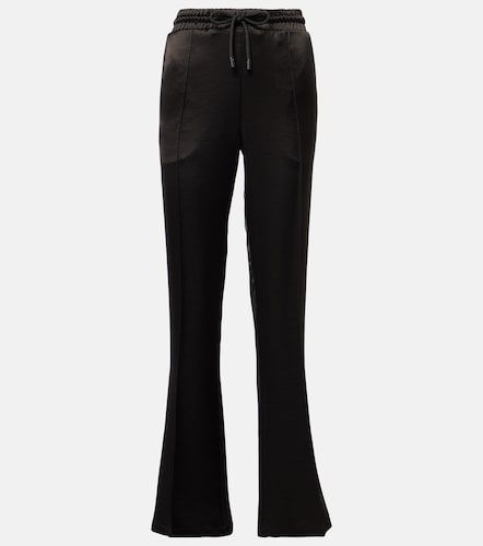 Pantalones rectos de satén de tiro medio - JW Anderson - Modalova