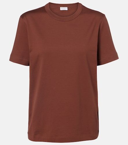Camiseta de jersey de algodón - Brunello Cucinelli - Modalova