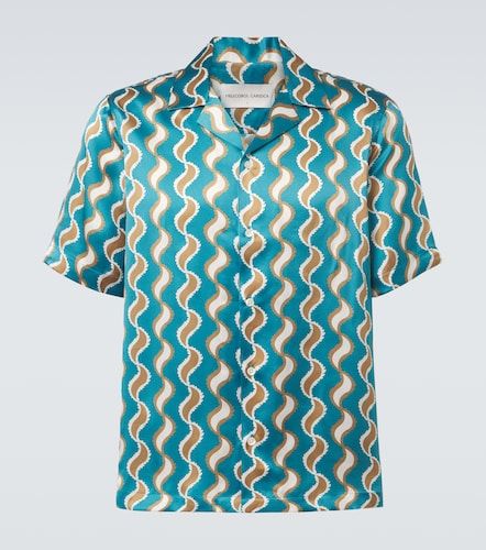Camisa Roberto de seda estampada - Frescobol Carioca - Modalova