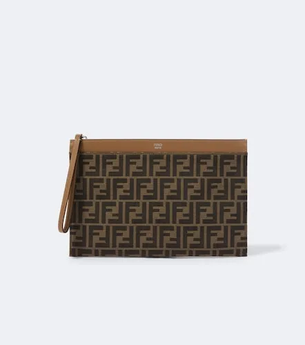 Fendi Medium FF Zucca canvas pouch - Fendi - Modalova