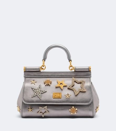 Borsa a mano Sicily Small in pelle - Dolce&Gabbana - Modalova