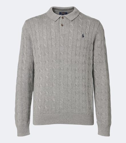 Pullover polo in cotone a trecce - Polo Ralph Lauren - Modalova