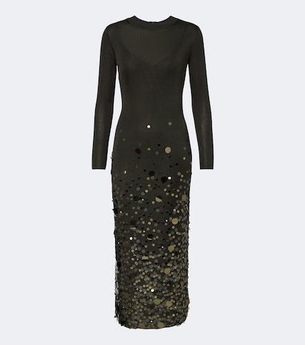Sequined knitted midi dress - Carolina Herrera - Modalova