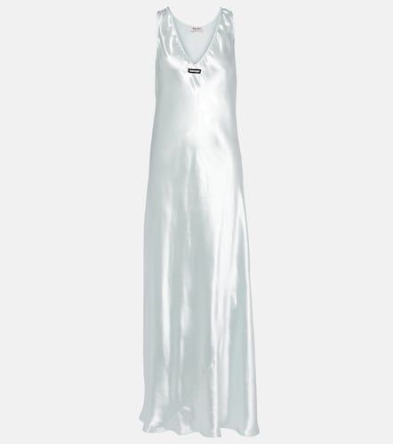 Miu Miu Vestido largo de satén - Miu Miu - Modalova