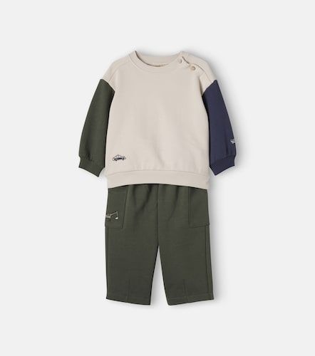 Bebé - set Elliot de sudadera y pantalónes de chándal de algodón - Wheat - Modalova