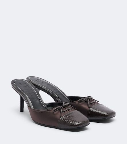 Mules Faye aus Satin mit Leder - Staud - Modalova