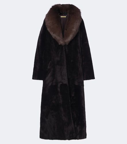 Nour Hammour Astoria shearling coat - Nour Hammour - Modalova