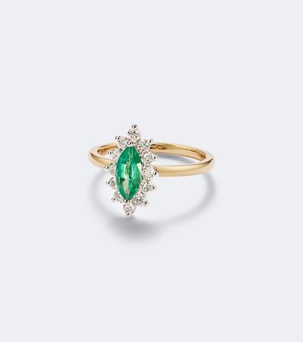 Pompadour 18kt ring with emerald and diamonds - Yvonne Leon - Modalova