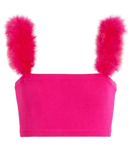 Top raccourci à plumes - Magda Butrym - Modalova