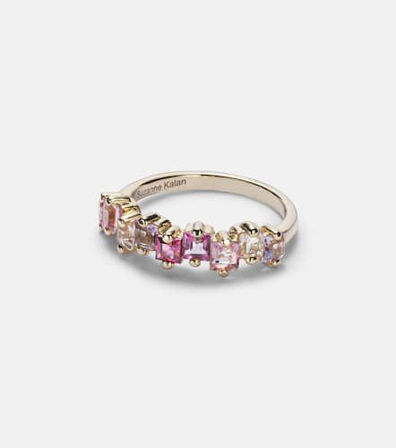 Kt gold ring with topaz, amethyst and rhodolite - Suzanne Kalan - Modalova