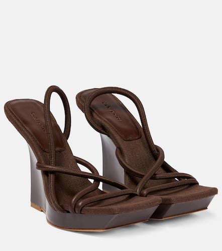 Rosie 39 leather wedges - Gia Borghini - Modalova