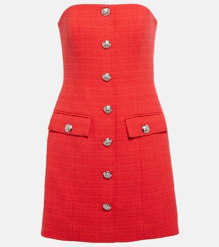 Vestido corto Aster de tweed con algodón - Veronica Beard - Modalova