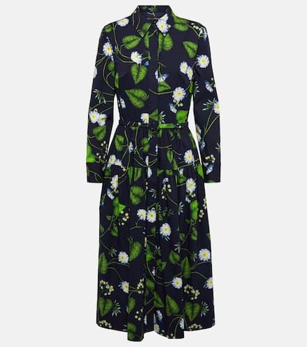 Morning Glory cotton midi dress - Oscar de la Renta - Modalova