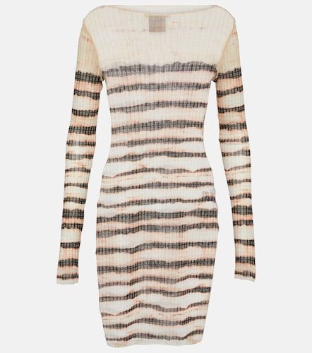 X KNWLS vestido corto a rayas - Jean Paul Gaultier - Modalova