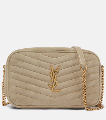 Lou Mini suede crossbody bag - Saint Laurent - Modalova