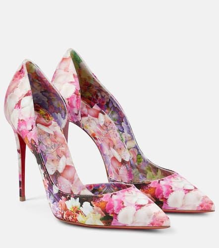 Iriza 100 floral crÃªpe satin pumps - Christian Louboutin - Modalova