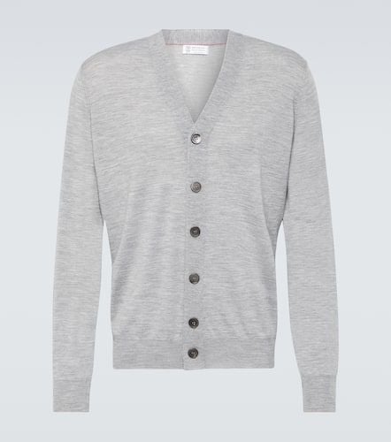 Wool and cashmere cardigan - Brunello Cucinelli - Modalova