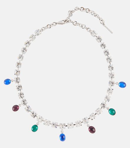 Crystal-embellished necklace - Alessandra Rich - Modalova