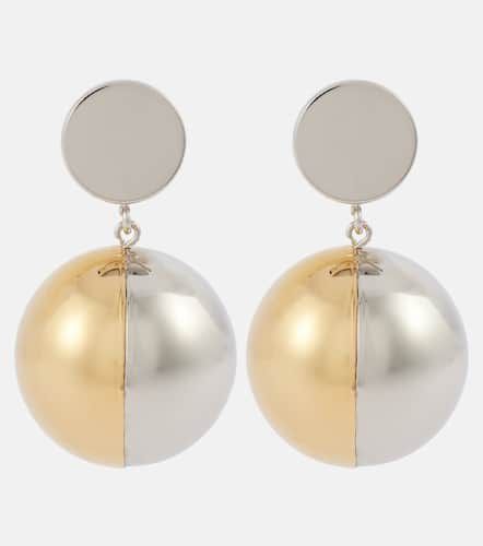 Colorblocked clip-on earrings - Rabanne - Modalova