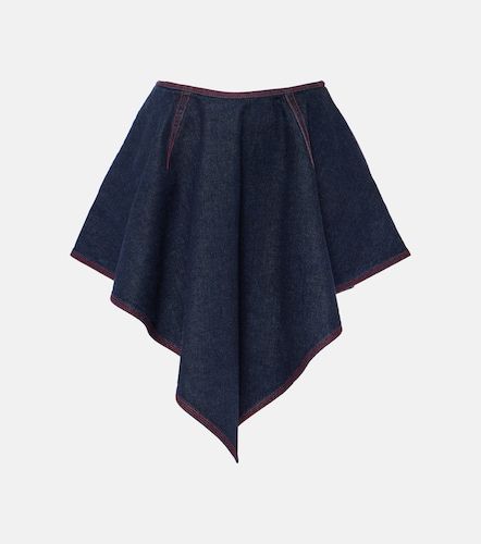 Triangle asymmetric denim miniskirt - Alaia - Modalova