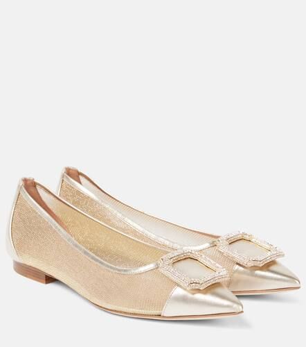 Lina crystal-embellished ballet flats - Malone Souliers - Modalova