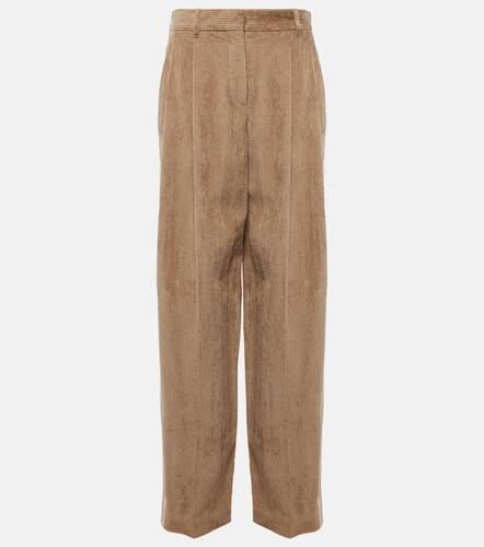 Cotton corduroy wide-leg pants - Brunello Cucinelli - Modalova