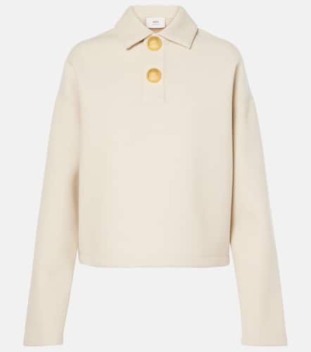 Ami Paris Cropped polo sweater - Ami Paris - Modalova