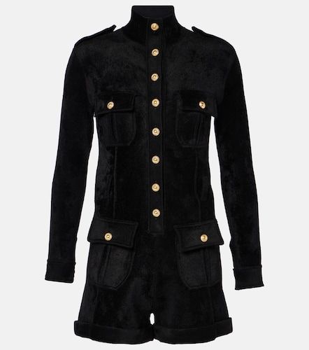 Tom Ford Jumpsuit corta in velluto - Tom Ford - Modalova