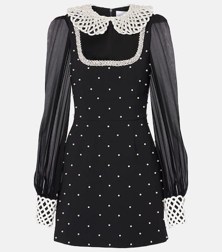 Alivia embellished crÃªpe minidress - Rebecca Vallance - Modalova