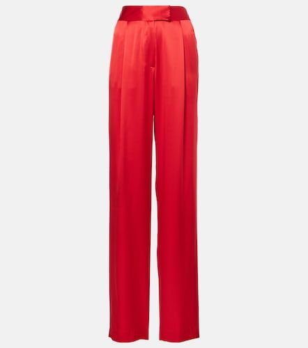 Pantalones anchos de satén de seda - The Sei - Modalova