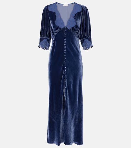 Simone lace-trimmed velvet maxi dress - Rixo - Modalova