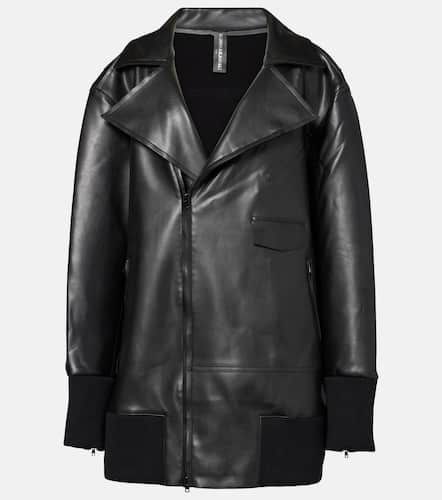 Oversized faux leather jacket - Norma Kamali - Modalova