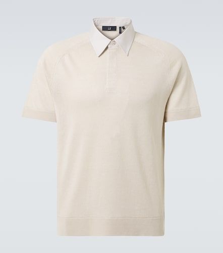 Dunhill Polo de lino y seda - Dunhill - Modalova
