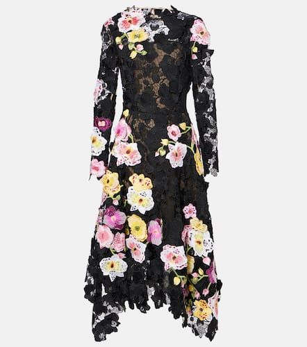 Floral guipure gown - Oscar de la Renta - Modalova