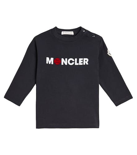 Baby - T-shirt in jersey di misto cotone - Moncler Enfant - Modalova