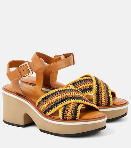 Carya crochet platform sandals - Clergerie - Modalova