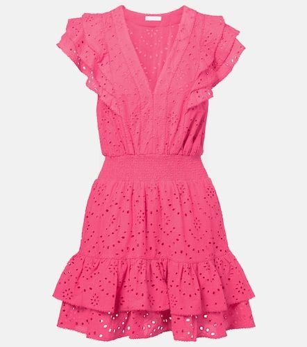 Camila shirred cotton minidress - Poupette St Barth - Modalova