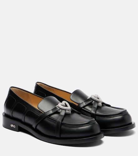 Mocasines Double Heart de piel - Mach & Mach - Modalova