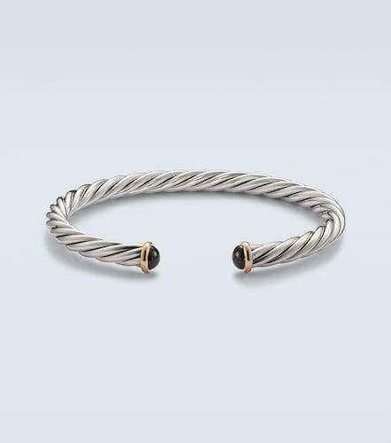 Pulsera Cable de oro de 14 ct y plata de ley con ónice - David Yurman - Modalova