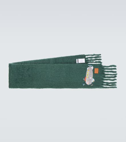 X Suna Fujita Submarine mohair-blend scarf - Loewe - Modalova