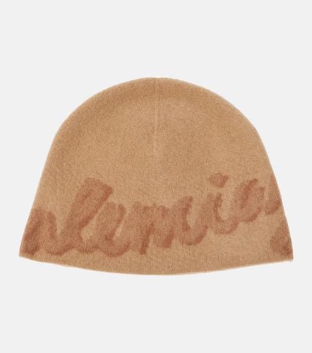 Logo wool and cashmere beanie - Balenciaga - Modalova